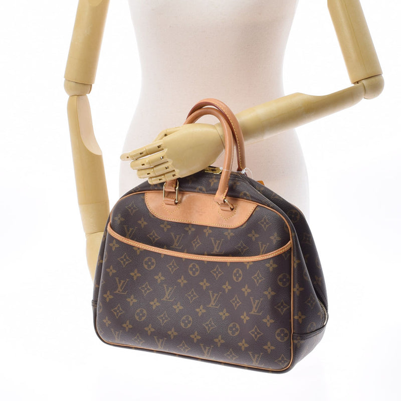 LOUIS VUITTON Louis Vuitton Monogram Dorville Brown M47270 Unisex Monogram Canvas Handbag B Rank used Ginzo