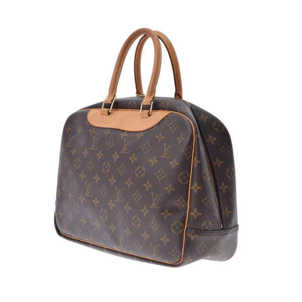 LOUIS VUITTON ルイヴィトン モノグラム ドーヴィル ブラウン M47270 ユニセックス モノグラムキャンバス ハンドバッグ Bランク 中古 銀蔵