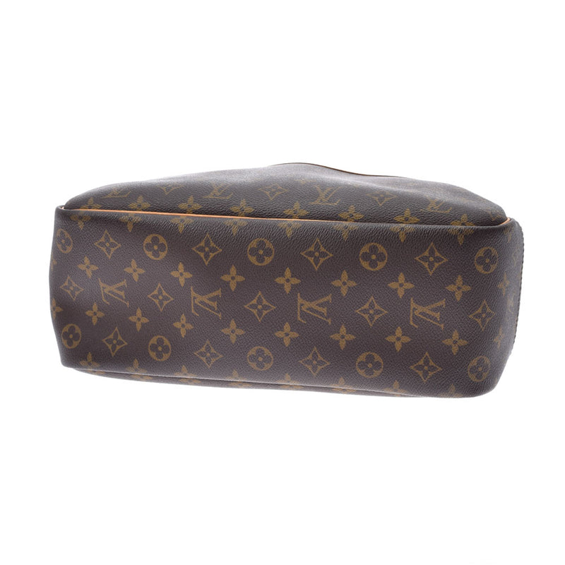 LOUIS VUITTON Louis Vuitton Monogram Dorville Brown M47270 Unisex Monogram Canvas Handbag B Rank used Ginzo