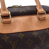 LOUIS VUITTON Louis Vuitton Monogram Dorville Brown M47270 Unisex Monogram Canvas Handbag B Rank used Ginzo