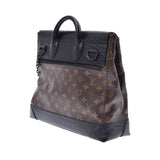 LOUIS VUITTON Louis Vuitton Monogram Exotic Steamer PM 2WAY Brown/Black N96215 Men's Crocodile Handbag A Rank used Ginzo