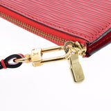 LOUIS VUITTON Louis Vuitton Epi Red M52947 Ladies Epi Leather Accessories Pouch AB Rank Used Ginzo