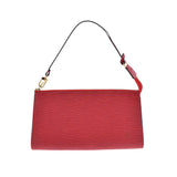 LOUIS VUITTON Louis Vuitton Epi Red M52947 Ladies Epi Leather Accessories Pouch AB Rank Used Ginzo