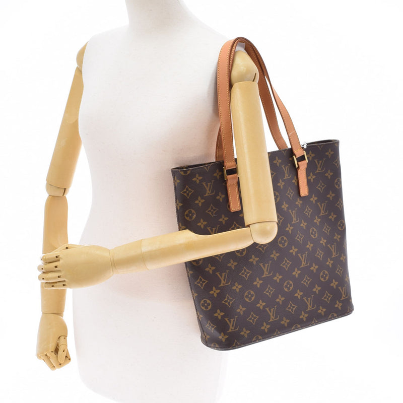 LOUIS VUITTON Louis Vuitton Monogram Vavan GM Brown M51170 Unisex Monogram Canvas Tote Bag AB Rank Used Ginzo