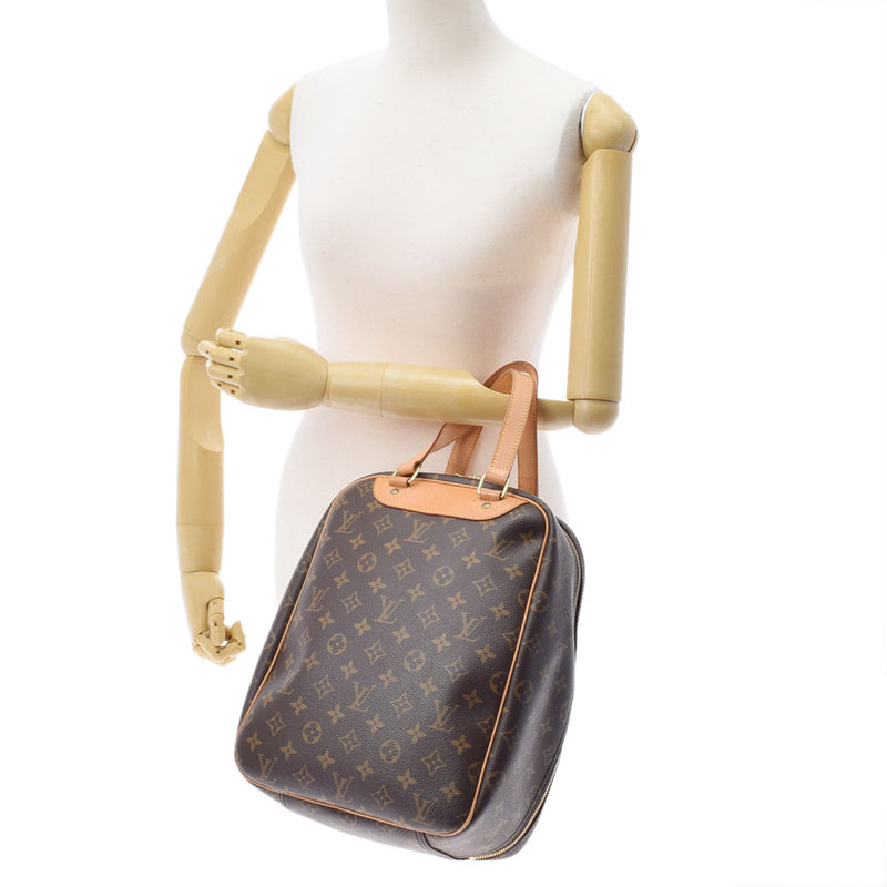 LOUIS VUITTON ルイヴィトン モノグラム エクスキュルシオン ブラウン M41450 ユニセックス モノグラムキャンバス ハンドバッグ Bランク 中古 銀蔵