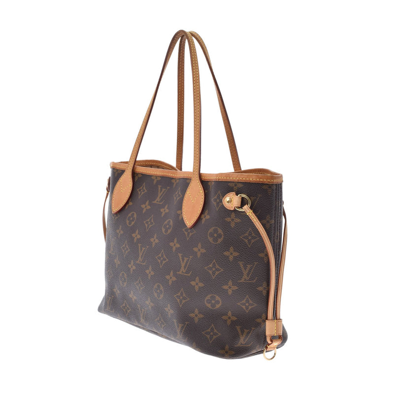 LOUIS VUITTON Louis Vuitton Monogram Never Full PM Brown M40155 Ladies Monogram Canvas Handbag B Rank used Ginzo