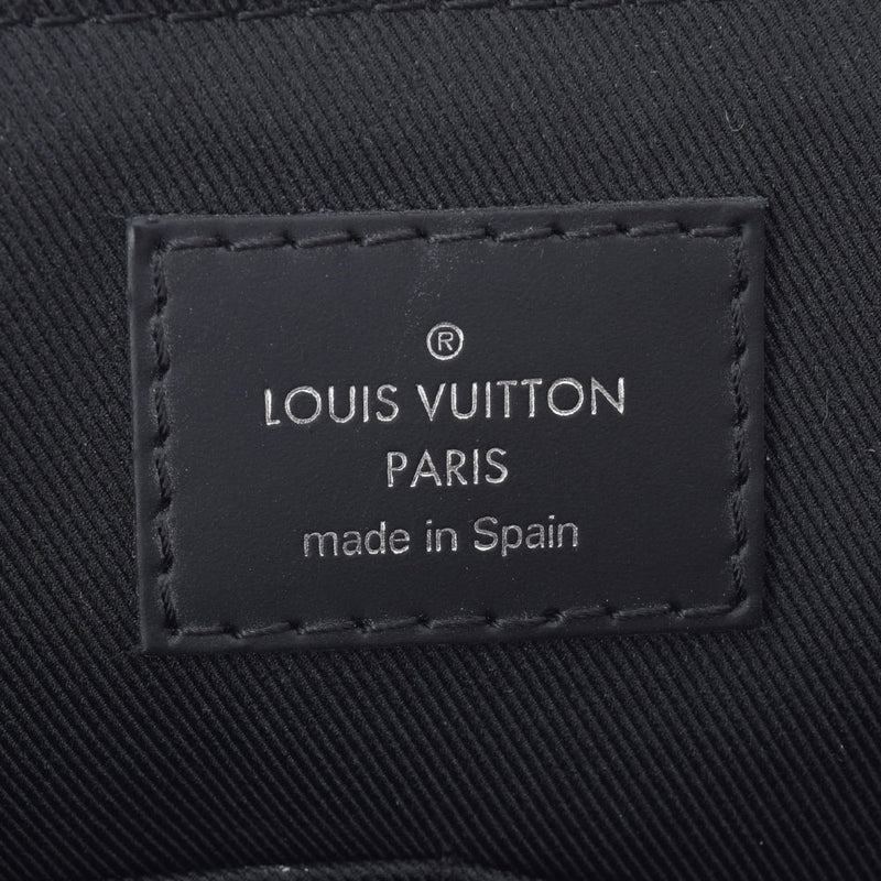 LOUIS VUITTON Louis Vuitton Monogram Eclipse Messenger Explorer PM Black M40565 Men's Monogram Canvas Shoulder Bag AB Rank Used Ginzo