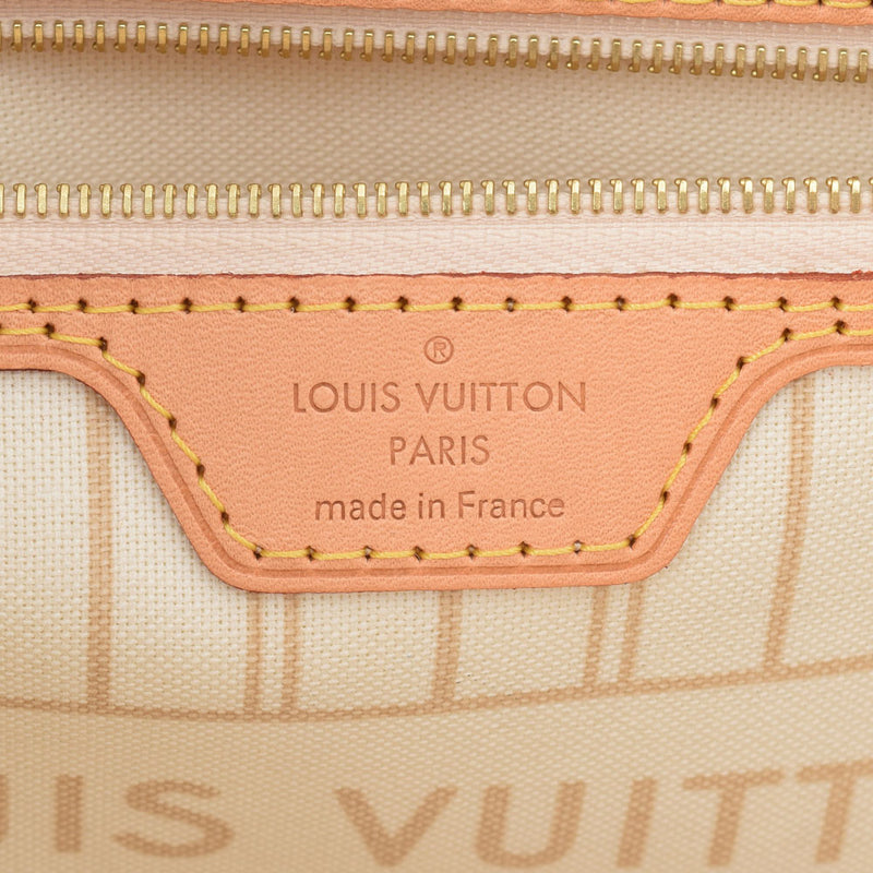 LOUIS VUITTON ルイヴィトン ダミエ アズール ネヴァーフル PM 白 N41362 レディース ハンドバッグ ABランク 中古 銀蔵