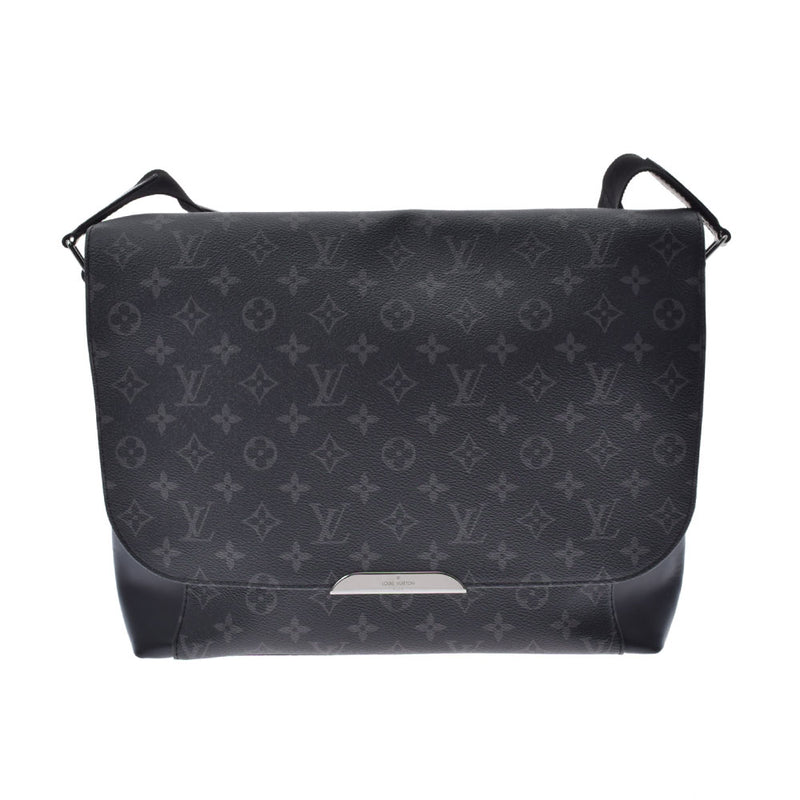 LOUIS VUITTON ルイヴィトン モノグラム エクリプス メッセンジャー エクスプローラー 黒 M40539 メンズ レザー ショルダーバッグ Aランク 中古 銀蔵