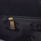 香奈儿香奈儿野生针迹黑色金架女士小腿手提包B等级用ginzo