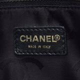 香奈儿香奈儿野生针迹黑色金架女士小腿手提包B等级用ginzo