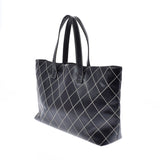 香奈儿香奈儿野生针迹黑色金架女士小腿手提包B等级用ginzo