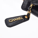 CHANEL シャネル チェーン 黒 ゴールド金具 レディース   キャビアスキン トートバッグ Bランク 中古 銀蔵