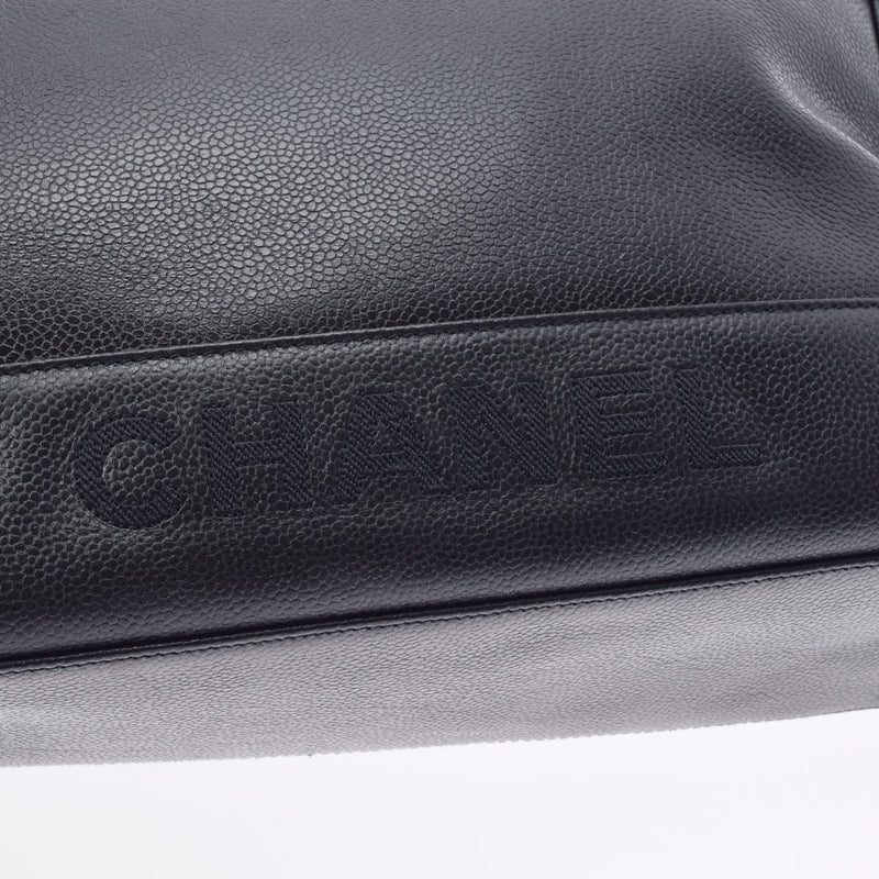 CHANEL シャネル チェーン 黒 ゴールド金具 レディース   キャビアスキン トートバッグ Bランク 中古 銀蔵