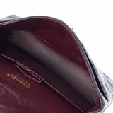 香奈儿Chanel Matrasse链肩25厘米黑色金支架女士垫子鱼子酱皮肤肩袋用ginzo