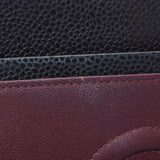 香奈儿Chanel Matrasse链肩25厘米黑色金支架女士垫子鱼子酱皮肤肩袋用ginzo