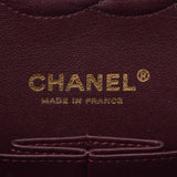 香奈儿Chanel Matrasse链肩25厘米黑色金支架女士垫子鱼子酱皮肤肩袋用ginzo