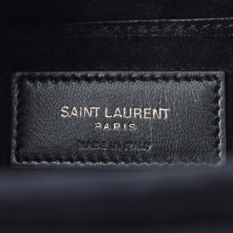 SAINT LAURENT Saint Laurent Medial Pershas Dot pattern Black/White 482051 Ladies Python Shoulder Bag AB Rank Used Ginzo