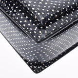 SAINT LAURENT Saint Laurent Medial Pershas Dot pattern Black/White 482051 Ladies Python Shoulder Bag AB Rank Used Ginzo