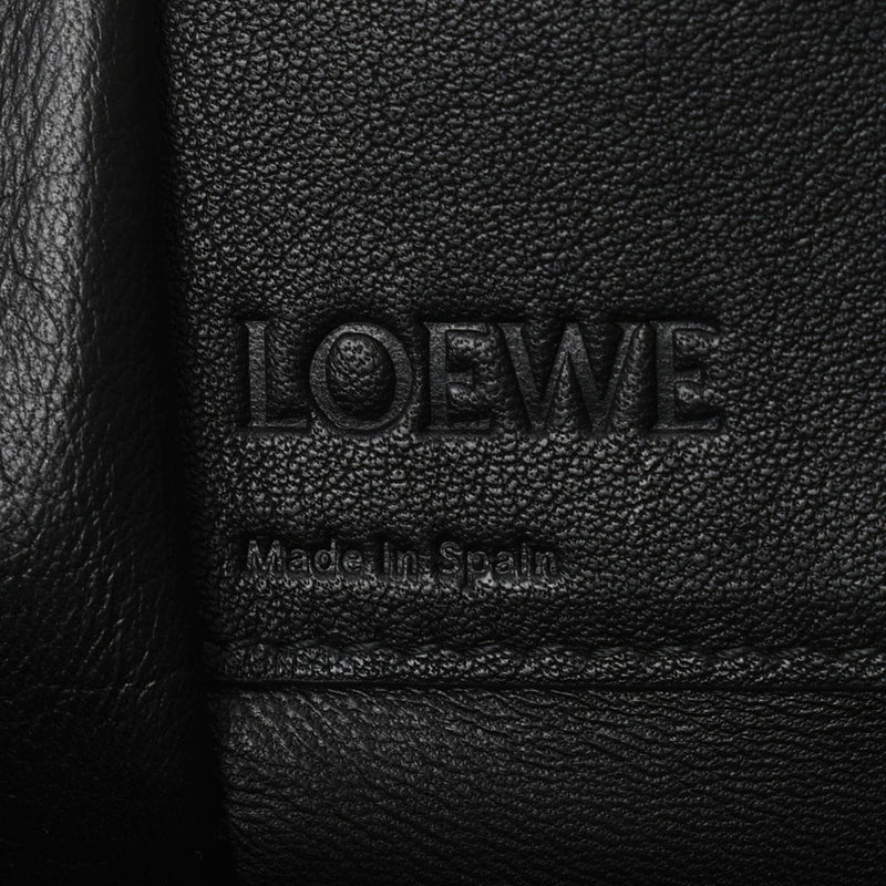 LOEWE ロエベ ハンモック パイソン×カーフ  黒 レディース  パイソン×カーフ  2WAYバッグ Aランク 中古 銀蔵