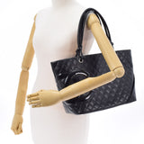 CHANEL Chanel Cambon Line Large Tote Black/Black Ladies Ram Skin Tote Bag AB Rank used Ginzo