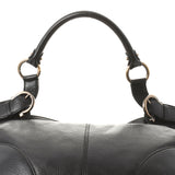 Salvatore Ferragamo Ferragamo Handbag Black Ladies Calf Handbag A Rank used Ginzo
