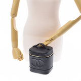 CHANEL シャネル 縦型バニティ 黒 ゴールド金具 レディース キャビアスキン ハンドバッグ Aランク 中古 銀蔵