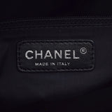 CHANEL シャネル パリビアリッツ PM 黒 シルバー金具 レディース レザー キャンバス トートバッグ Aランク 中古 銀蔵