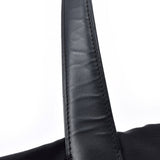 CHANEL Chanel Neutral Line Tote MM Black Ladies Nylon Leather Handbag B Rank used Ginzo