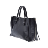 Balenciaga Balenciaga Paper 2Way Black 370926女士小腿手提包AB级使用Ginzo