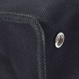 HERMES Hermes Cabbass Mira PM Handbag Black Medor Bracket □ K engraved (around 2007) Unisex canvas tote bag AB rank used Ginzo