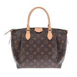 路易威顿路易·维顿（Louis Vuitton）Louis Vuitton会标Turen PM 2WAY BROWN M48813女士会标帆布手提包A级二手Ginzo