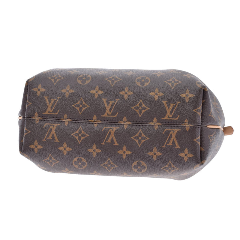 路易威顿路易·维顿（Louis Vuitton）Louis Vuitton会标Turen PM 2WAY BROWN M48813女士会标帆布手提包A级二手Ginzo