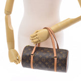 路易威顿路易·维顿（Louis Vuitton）路易威登（Louis Vuitton）会标Papillon PM Brown M51386女士会标帆布手提包B等级二手Ginzo