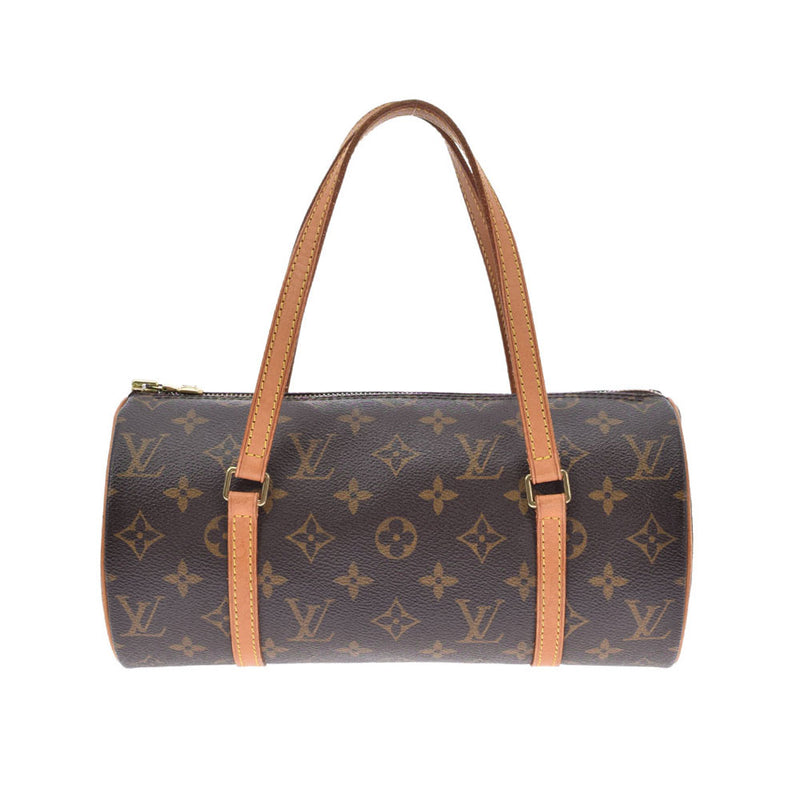 LOUIS VUITTON ルイヴィトン モノグラム パピヨン PM ブラウン M51386 レディース モノグラムキャンバス ハンドバッグ Bランク 中古 銀蔵