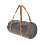 LOUIS VUITTON ルイヴィトン モノグラム パピヨン PM ブラウン M51386 レディース モノグラムキャンバス ハンドバッグ Bランク 中古 銀蔵