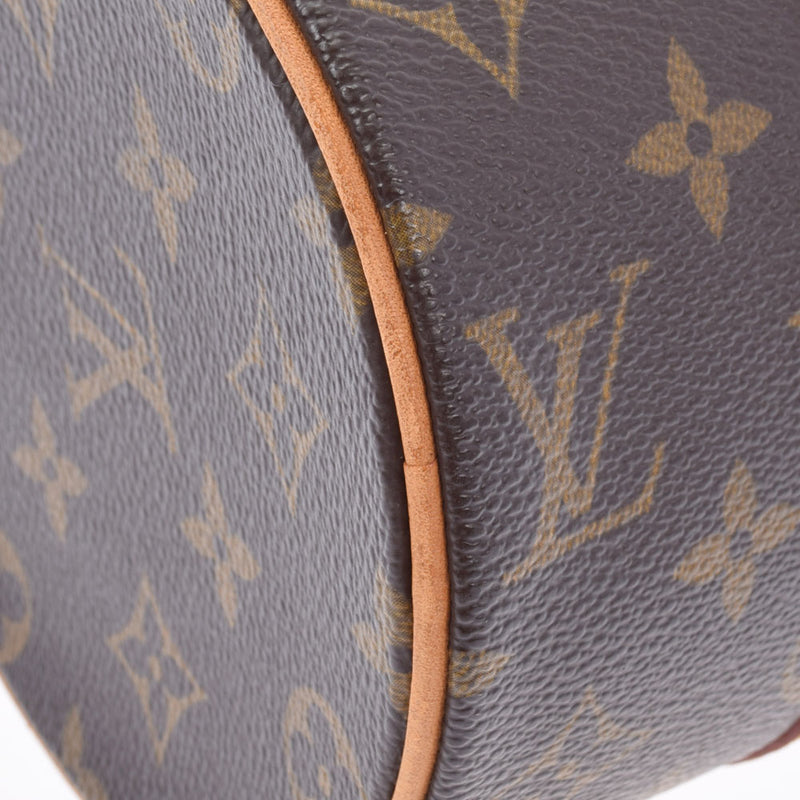 LOUIS VUITTON ルイヴィトン モノグラム パピヨン PM ブラウン M51386 レディース モノグラムキャンバス ハンドバッグ Bランク 中古 銀蔵