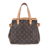 LOUIS VUITTON ルイヴィトン モノグラム バティニョール ブラウン M51156 レディース モノグラムキャンバス ハンドバッグ ABランク 中古 銀蔵