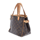 LOUIS VUITTON Louis Vuitton Monogram Batnyol Brown M51156 Ladies Monogram Canvas Handbag AB Rank Used Ginzo