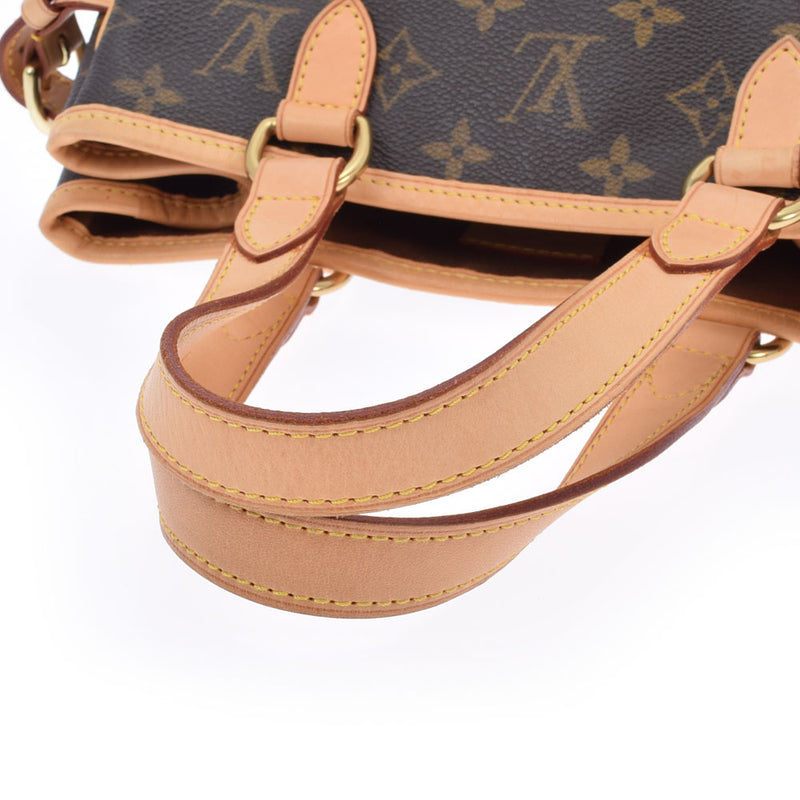 LOUIS VUITTON ルイヴィトン モノグラム バティニョール ブラウン M51156 レディース モノグラムキャンバス ハンドバッグ ABランク 中古 銀蔵