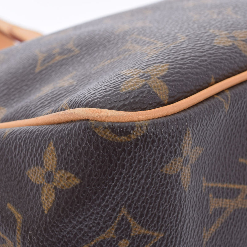 路易威顿路易·维顿（Louis Vuitton）Louis Vuitton会标Batnyol Brown M51156女士会标帆布手提包AB级使用Ginzo