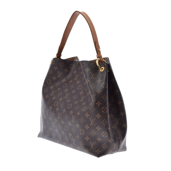 Louis Vuitton Monogram grace full mm Beige Womens Monogram canvas shoulder bag