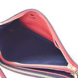 LOUIS VUITTON Louis Vuitton Monogram Amplant Pochette Double Zip USA Marine Louge M63916 Ladies Leather Shoulder Bag A Rank Used Ginzo