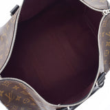 LOUIS VUITTON ルイヴィトン モノグラム マカサー キーポル バンドリエール45 ブラウン/黒 M56711 ユニセックス モノグラムマカサー ボストンバッグ Aランク 中古 銀蔵