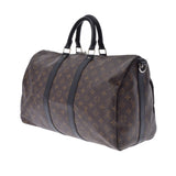 LOUIS VUITTON ルイヴィトン モノグラム マカサー キーポル バンドリエール45 ブラウン/黒 M56711 ユニセックス モノグラムマカサー ボストンバッグ Aランク 中古 銀蔵