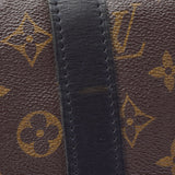 LOUIS VUITTON ルイヴィトン モノグラム マカサー キーポル バンドリエール45 ブラウン/黒 M56711 ユニセックス モノグラムマカサー ボストンバッグ Aランク 中古 銀蔵