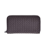 BOTTEGAVENETA Bottega Veneta Intrecciato Round Fastener Tea B06035906L Unisex Ram Skin Long Wallet AB Rank Used Ginzo