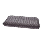 BOTTEGAVENETA Bottega Veneta Intrecciato Round Fastener Tea B06035906L Unisex Ram Skin Long Wallet AB Rank Used Ginzo