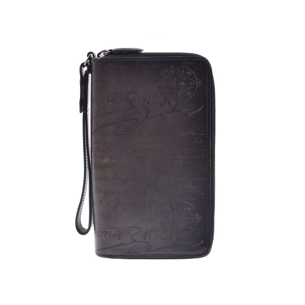 ベルルッティティネオ ラウンドファスナー カリグラフィ ダーク