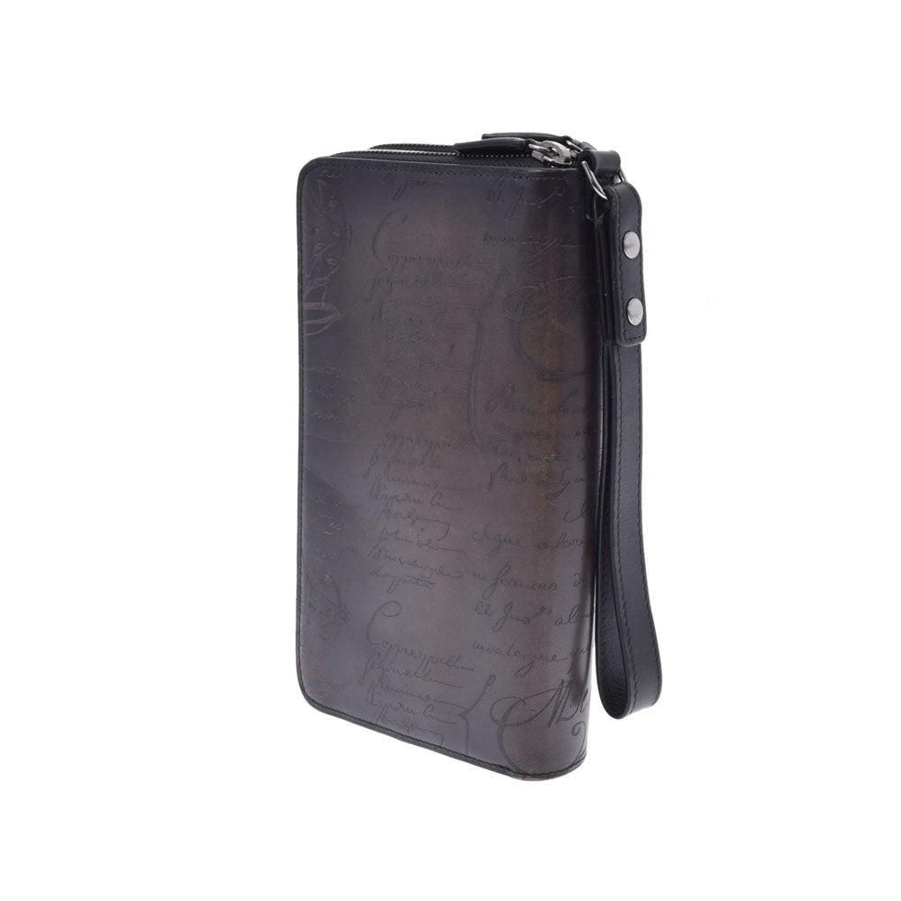 ベルルッティティネオ ラウンドファスナー カリグラフィ ダーク